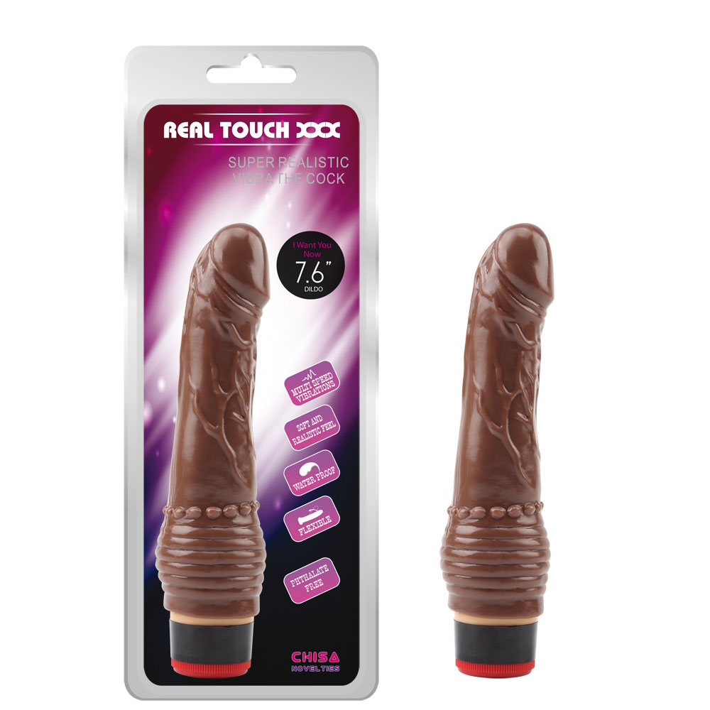 7.6 ”Vibe Cock-Brown