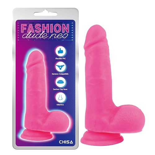 Dildo Polla Doble Densidad 7'' Rosa