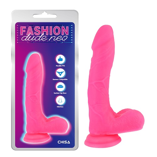 Dildo Polla Doble Densidad 8'' Rosa