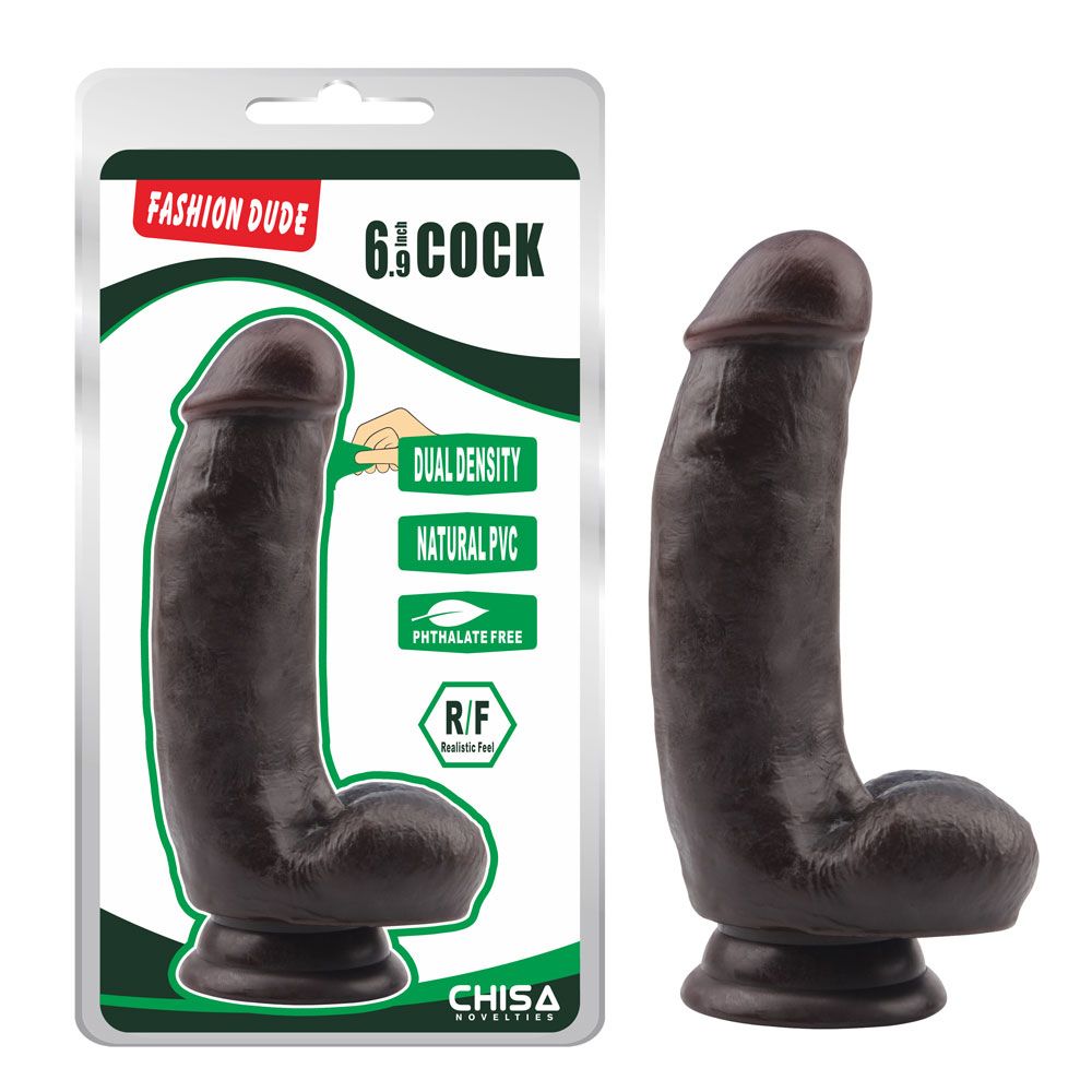 Fashion Dude-Cock-Brown de 6,9 ​​pulgadas