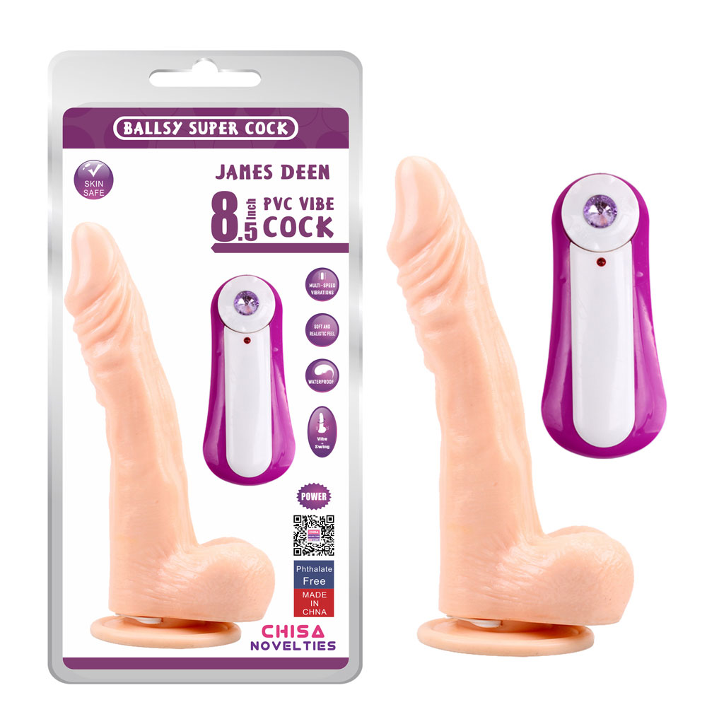 Consolador vibrador JAMES DEEN 8.5